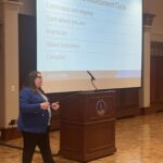 Participants at the Academic Advising Assessment Workshop at UW-Stevens Point in December 2024