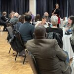 Participants at the Academic Advising Assessment Workshop at UW-Stevens Point in December 2024