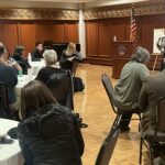 Participants at the Academic Advising Assessment Workshop at UW-Stevens Point in December 2024