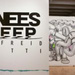 Photo of Knees Deep exhibit at UW-Green Bay