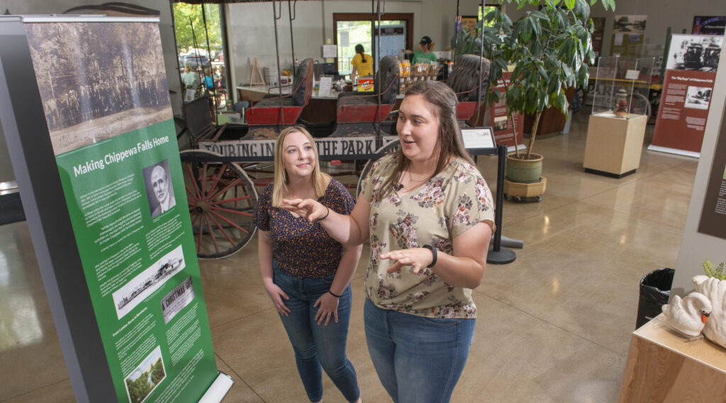 UW Eau Claire public history students create exhibit in Irvine