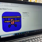 Photo of app developed by University of Wisconsin Oshkosh software engineering students, who hope the new app they developed in a class taught by instructor Michael Rogers will help pilots track their airport stops. (UW Oshkosh)
