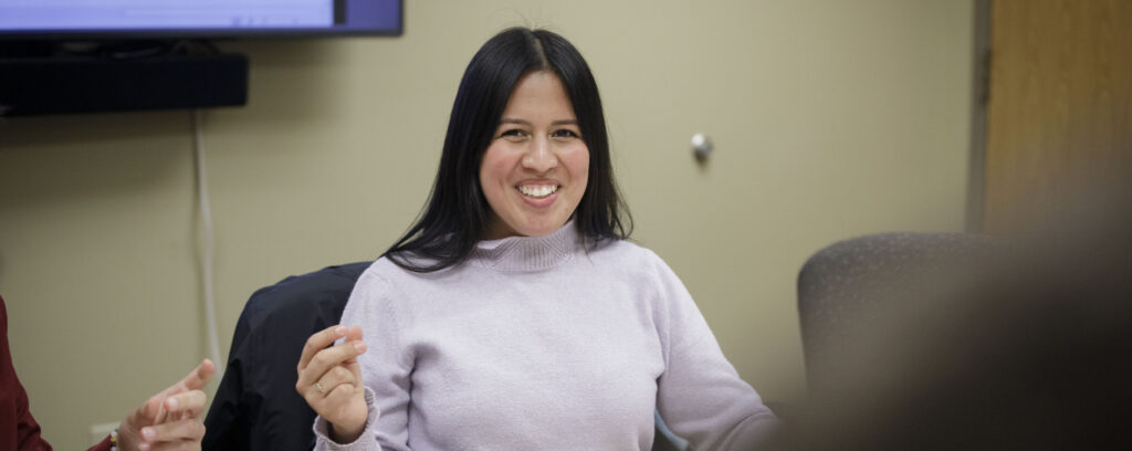 Photo of Maria Pacheco, a leader at URock