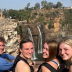 Four, first-year UWL Physical Therapy students went to KLE Institute of Physiotherapy and also made local cultural trips in India in January. The students are from left, Sam Bach, Katie Hall, Anna Edsill and Kayla Lass.