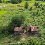 Photo of Cambodian village. Teams of engineering students designed solutions for the Bunong people in the rural village of Pu Ngaol, Cambodia. Photo by Engineers Without Borders Australia.