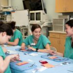 Photo of UW-La Crosse students who participated in a Gundersen Summer Research Fellowship, which helped them gain invaluable hands-on experience in medical research and clinical care.