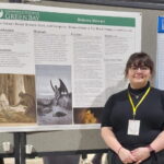 Photo of UW-Green Bay English student Rebecca Stewart, who shared her research on “The Satanic, Romanticism, and Vampires: How Vampires in The Black Vampyre and Carmilla Relate to the Satanic.” at the National Conference on Undergraduate Research. (Photo courtesy of Rebecca Stewart)