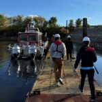 Photo of hydrographic surveying at UW-La Crosse