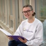 Photo of Olivia Spencer, a first-year 1+2+1 nursing student at UWSP at Marshfield, who found the right fit at the smaller campus that is close to her home and work.