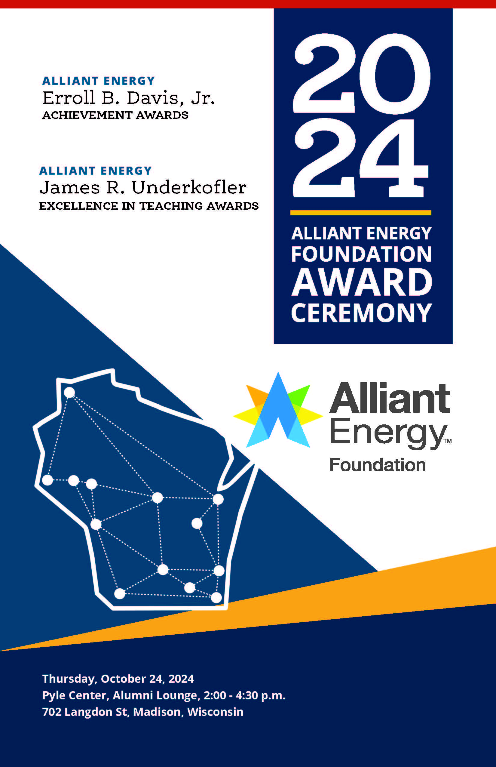 2024 Alliant Energy Foundation Award Poster