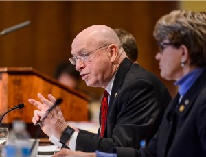 UW System President Ray Cross speaks during a UW System Board of Regents meeting at Union South at the University of Wisconsin-Madison on Feb. 5, 2016. (Photo by Jeff Miller/UW-Madison)