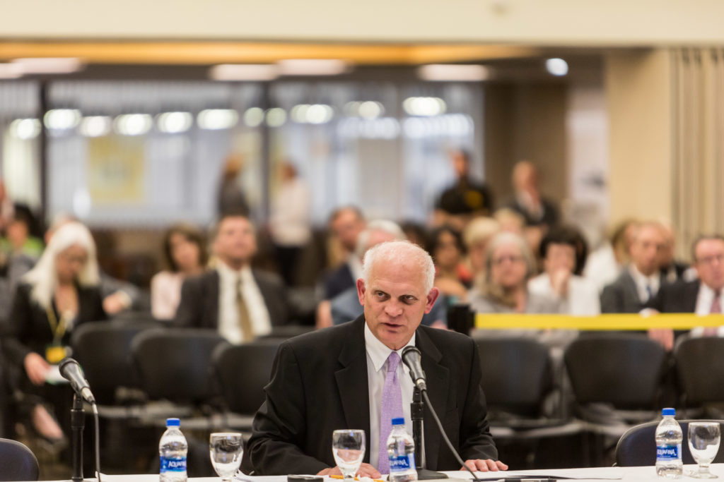 Photo of Board of Regents meeting hosted by UW-Milwaukee on June 6, 2019. (Photo by Mikaila Dusenberry/UW-Milwaukee)