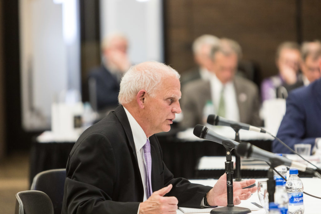 Photo of Board of Regents meeting hosted by UW-Milwaukee on June 6, 2019. (Photo by Mikaila Dusenberry/UW-Milwaukee)