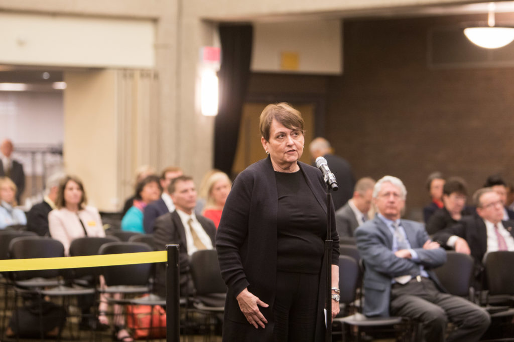 Photo of Board of Regents meeting hosted by UW-Milwaukee on June 6, 2019. (Photo by Mikaila Dusenberry/UW-Milwaukee)