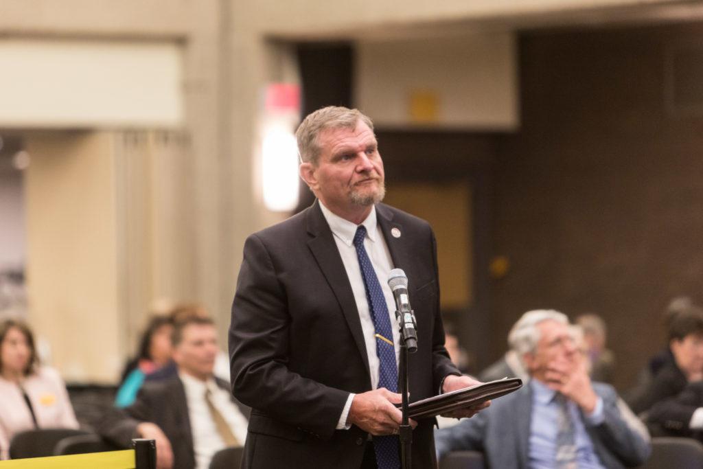 Photo of Board of Regents meeting hosted by UW-Milwaukee on June 6, 2019. (Photo by Mikaila Dusenberry/UW-Milwaukee)