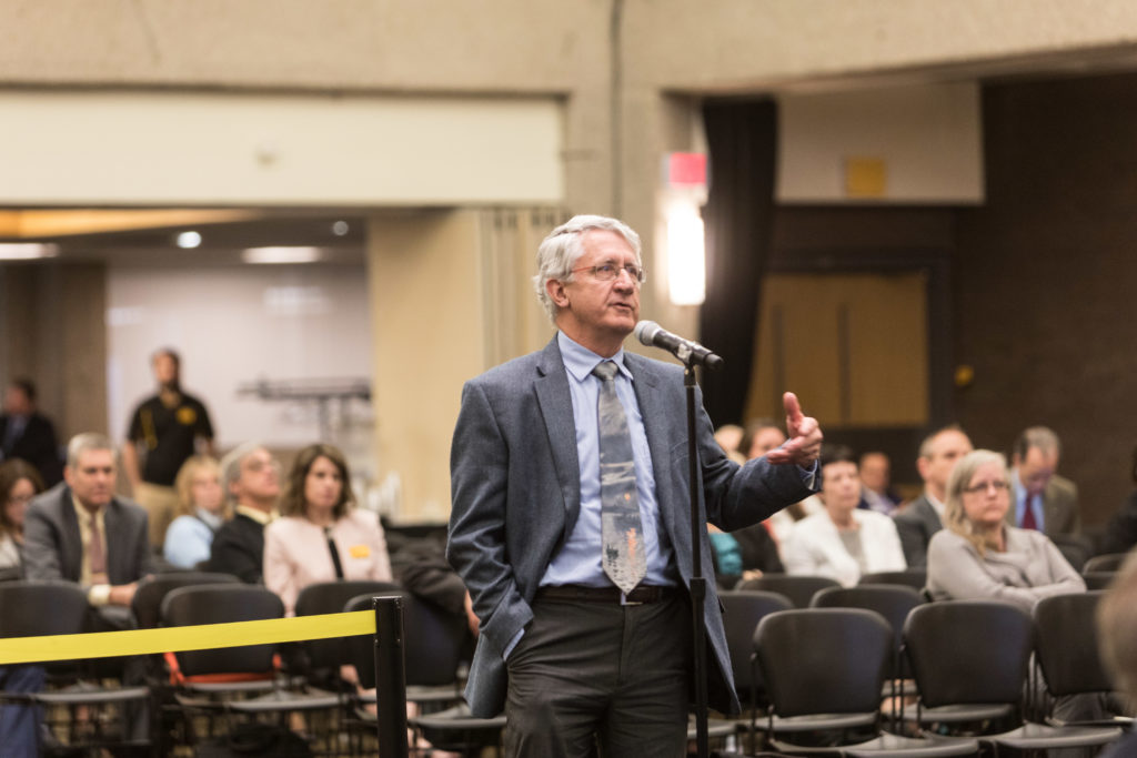 Photo of Board of Regents meeting hosted by UW-Milwaukee on June 6, 2019. (Photo by Mikaila Dusenberry/UW-Milwaukee)