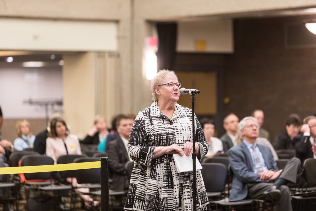 Photo of Board of Regents meeting hosted by UW-Milwaukee on June 6, 2019. (Photo by Mikaila Dusenberry/UW-Milwaukee)