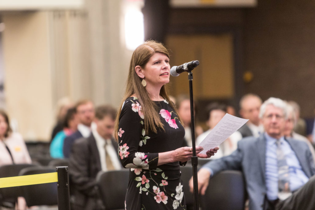 Photo of Board of Regents meeting hosted by UW-Milwaukee on June 6, 2019. (Photo by Mikaila Dusenberry/UW-Milwaukee)