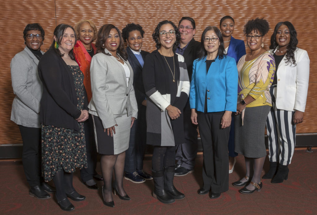Photo of 2019 recipients of Outstanding Women of Color Award