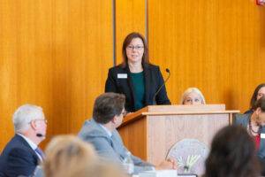 Photo of Chancellor Lynn Akey (Alyssa Nepper/UW-Parkside)