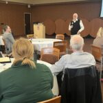 Participants at the Navigate Senior Leadership Summit on Nov. 16, 2023, at Gordon Dining and Event Center on the UW-Madison campus.