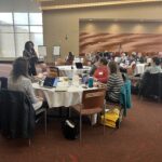 Participants at the Navigate Senior Leadership Summit on Nov. 16, 2023, at Gordon Dining and Event Center on the UW-Madison campus.